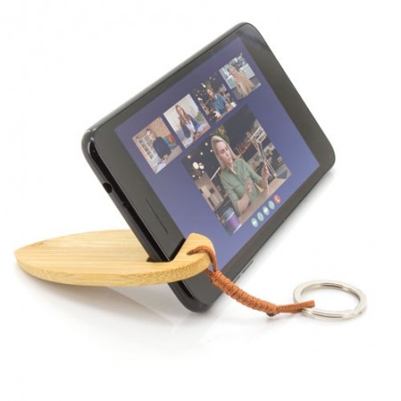 Chaveiro segura celular bambu surf