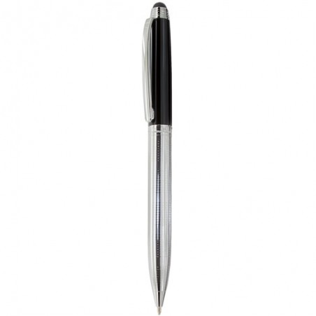 Caneta prateada de Pierre Cardin com ponteiro