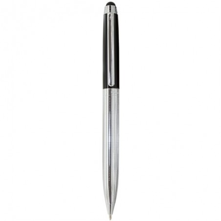 Caneta prateada de Pierre Cardin com ponteiro