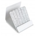 Limas para unhas prata em estojo