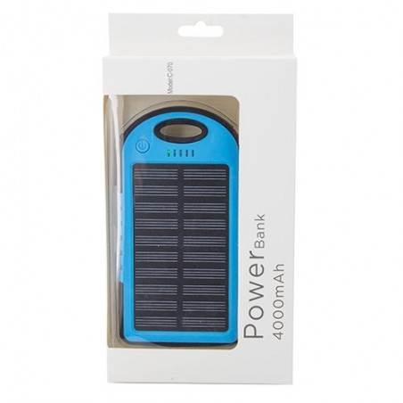 Power Bank Solar 4000 mAh Carregue seus dispositivos em qualquer lugar