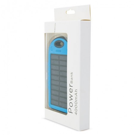 Power Bank Solar 4000 mAh Carregue seus dispositivos em qualquer lugar