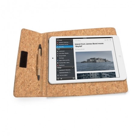Funda de cortiça natural para tablet