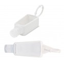 Frasco de gel hidroalcoólico com capa de silicone recarregável