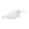 Frasco de gel hidroalcoólico com capa de silicone recarregável