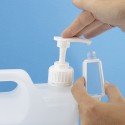 Frasco de gel hidroalcoólico com capa de silicone recarregável