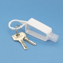 Frasco de gel hidroalcoólico com capa de silicone recarregável
