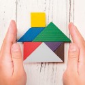 Jogo de Tangram de madeira: detalhe original para convidados