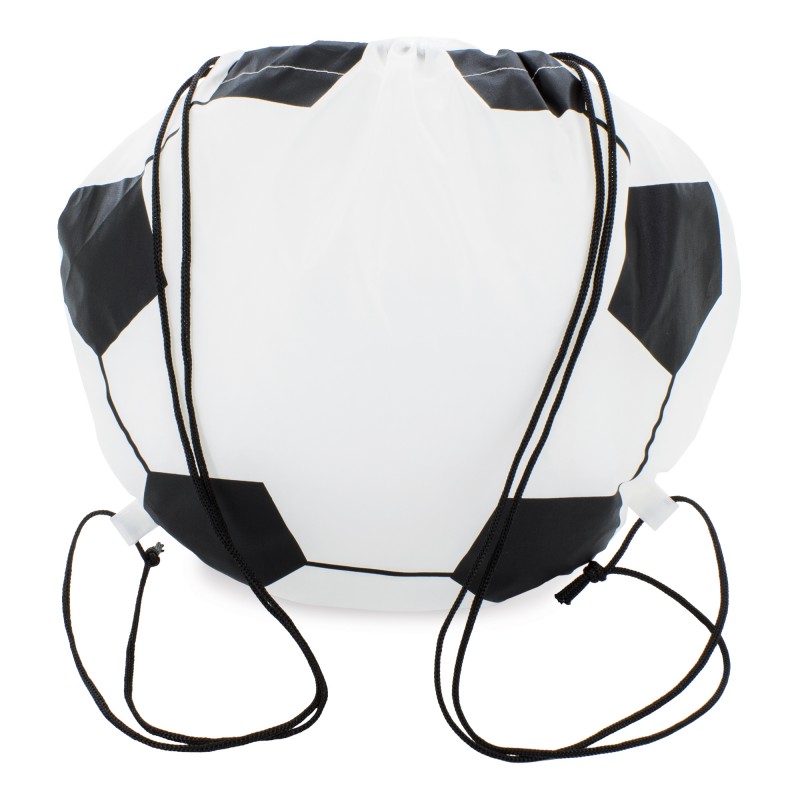 Mochila saco com design de futebol Detalhe ideal para eventos esportivos e celebrações infantis