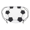 Mochila saco com design de futebol Detalhe ideal para eventos esportivos e celebrações infantis