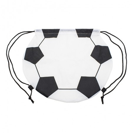 Mochila saco com design de futebol Detalhe ideal para eventos esportivos e celebrações infantis