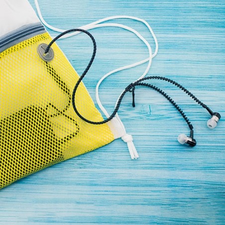 Mochila Saco com Bolso de Rede Prático e Leve