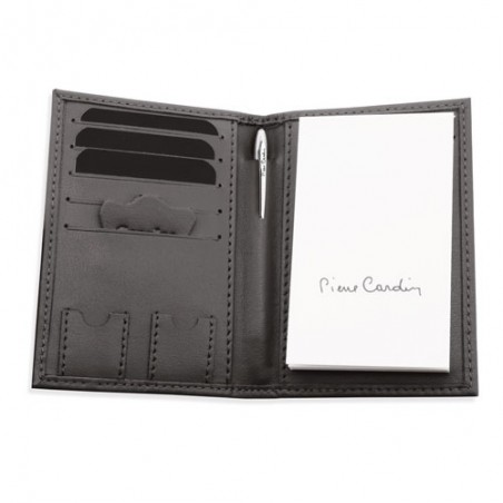 Bloco de notas caneta e porta cartõesim cannes pierre cardin