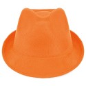 Chapéu prateado laranja