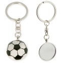 Chaveiro metálico de futebol