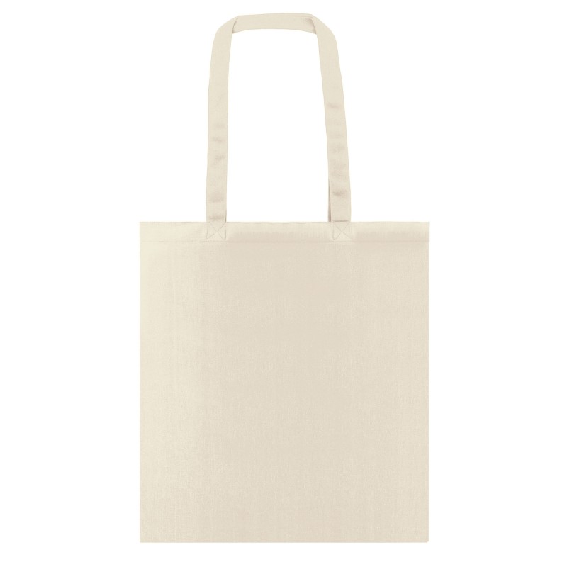 Bolsa de algodão ecológica com alças longas
