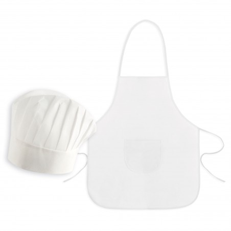Conjunto de Avental e Chapéu de Chef Infantil: Perfeito para Pequenos Cozinheiros