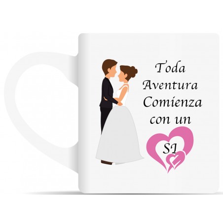 Canecas sublimadas para casamento