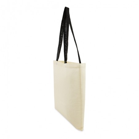 Bolsa de algodão alça colorida
