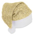 Boné de natal dourado
