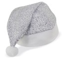 Gorro de Natal prateado