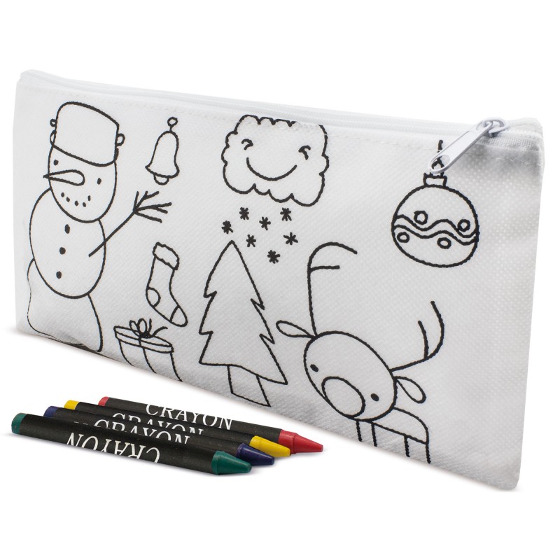 Estojo para colorir de Natal Estojo para colorir de Natal