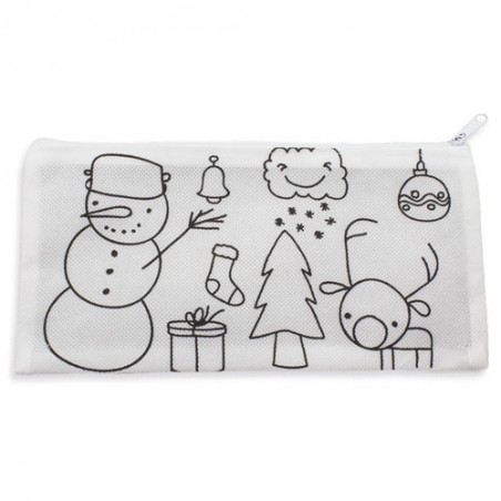 Estojo para colorir de Natal