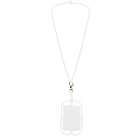 Lanyard de silicone para móvel Leve, prático e ajustável