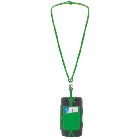 Lanyard de silicone para móvel Leve, prático e ajustável