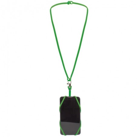 Lanyard de silicone para móvel Leve, prático e ajustável