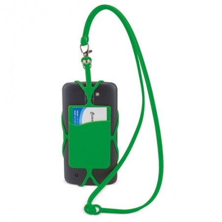 Lanyard de silicone para móvel Leve, prático e ajustável