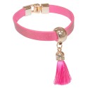 Pulseiras de Poliuretano com Borla Detalhes Elegantes para Convidados de Eventos