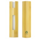Capa de caneta de papelão reciclado design bambu