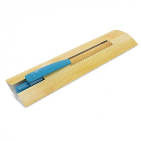 Capa de caneta de papelão reciclado design bambu
