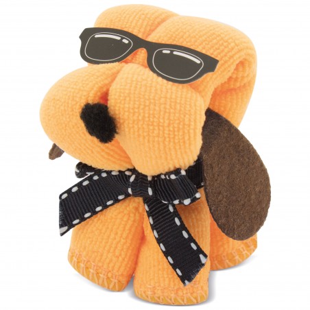 Toalha cachorro sol laranja