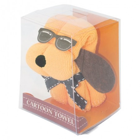 Toalha cachorro sol laranja