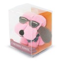 Toalha pink fluor dog