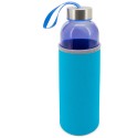 Botella de Água Reutilizável 500 ml Design Colorido com Capa de Neopreno