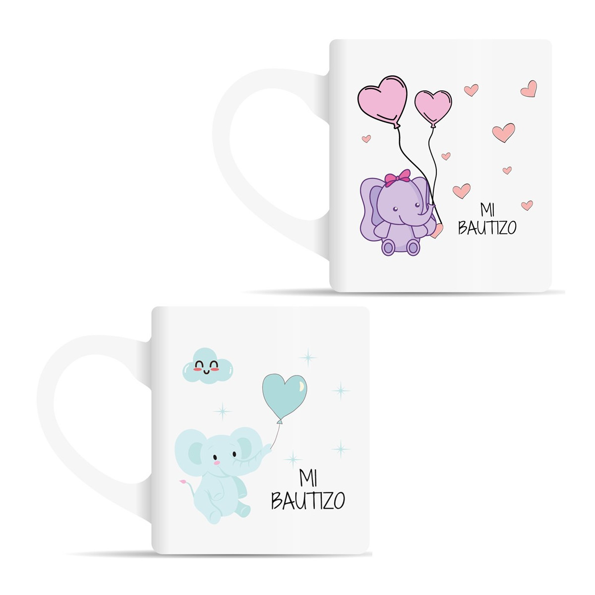 Taças para dar no batismo