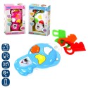 Chaves de brinquedo musicais com luzes Estimulação sensorial para bebês