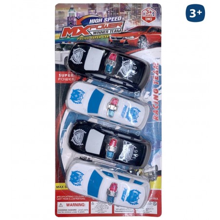 S 4 carro de polícia fricção 11 50 cm