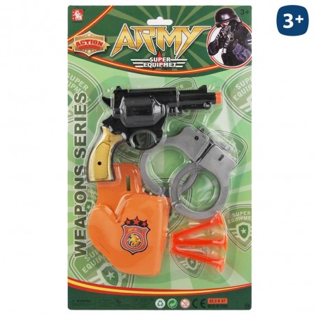 S 6 pistola militar com acessórios