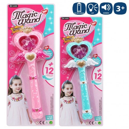 Varinha mágica com luz e som 2 c 31 cm