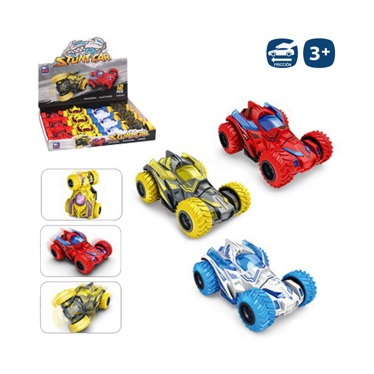 Carro buggy mega-fricção 4 c 11,90 x 9,50 x 5,70 cm