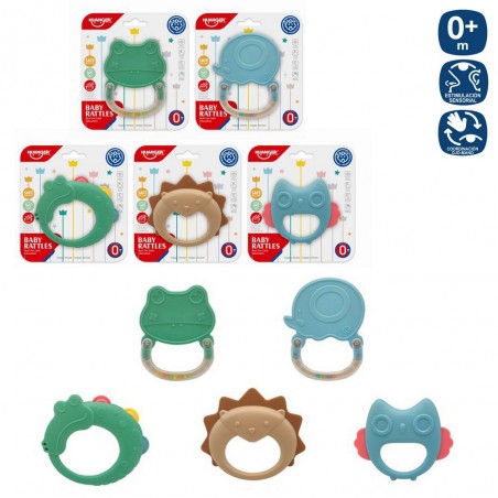Chocalho De Dente Infantil 2 M 6,90 X 8,70 X 1,20 Cm