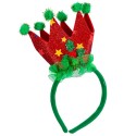 Tiara coroa tecido 23 x 11 cm