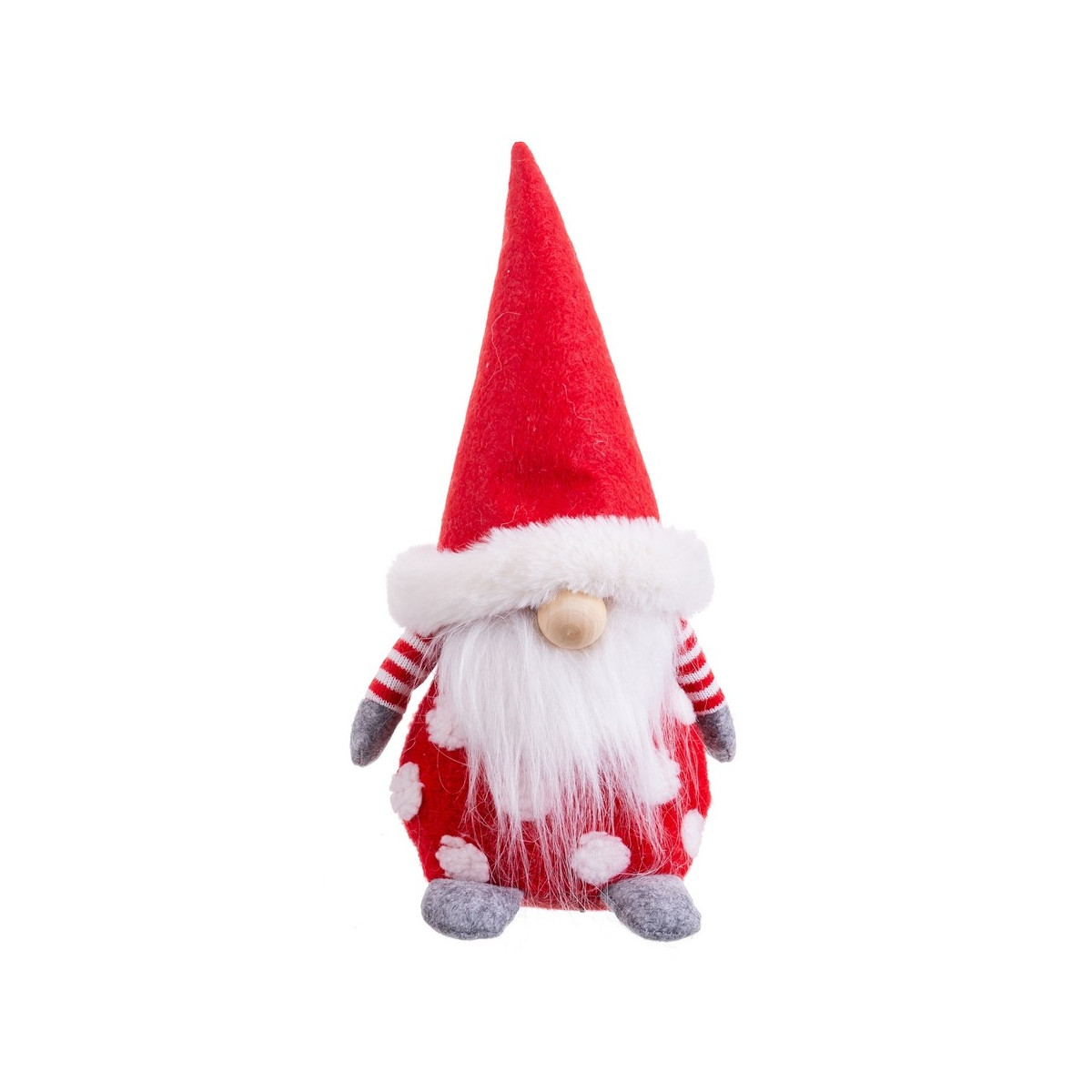 Papai Noel sentado bolinhas 26 cm