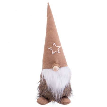 Papai Noel sentado marrom 50 cm