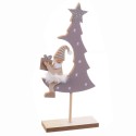 Base árvore papai noel madeira 13 x 4 50 x 26 cm