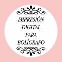 Caneta de Natal personalizada com impressão digital